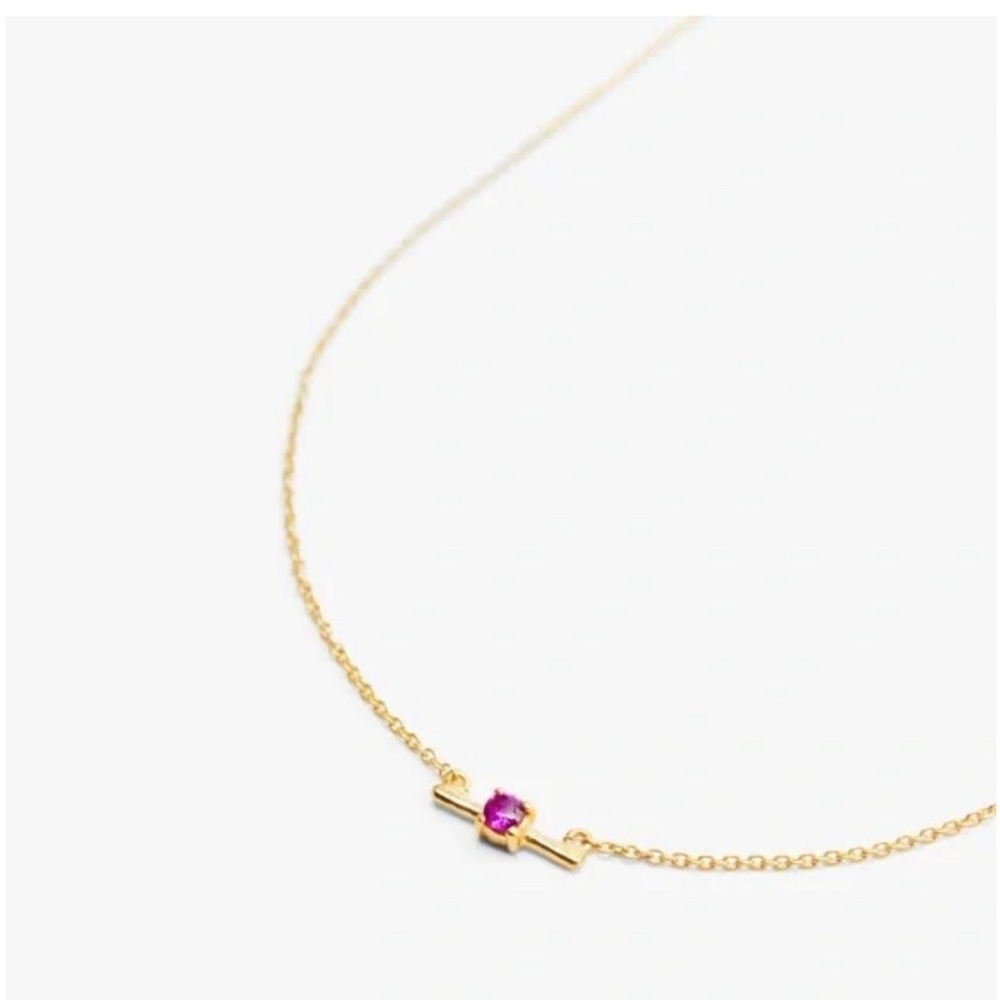 24k gold plated chain FUCHIA